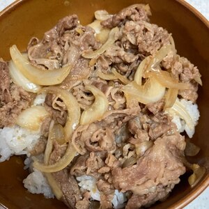 つゆだく牛丼